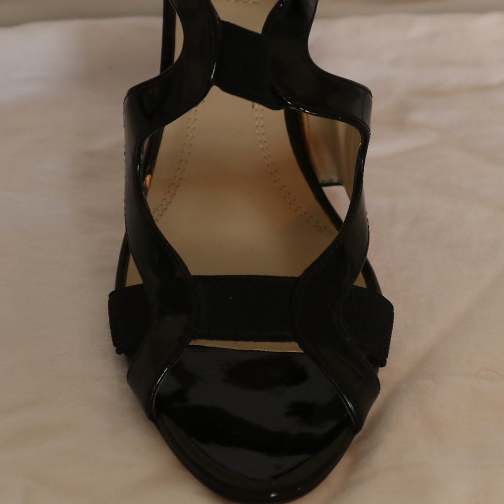 ARNOLD CHURGIN BLACK SANDALS SIZE 8 1/2 USED - Picture 4 of 16